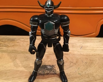 Vintage MMPR 1998 Power Rangers Lost Galaxy Magna Defender Black 5.5" Action Figure Lot 2