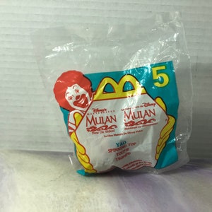 Vintage Brand New Disney Mulan YAO Spinning Top Happy Meal Toy Rare Vintage Toy! Fun Vintage Toy!