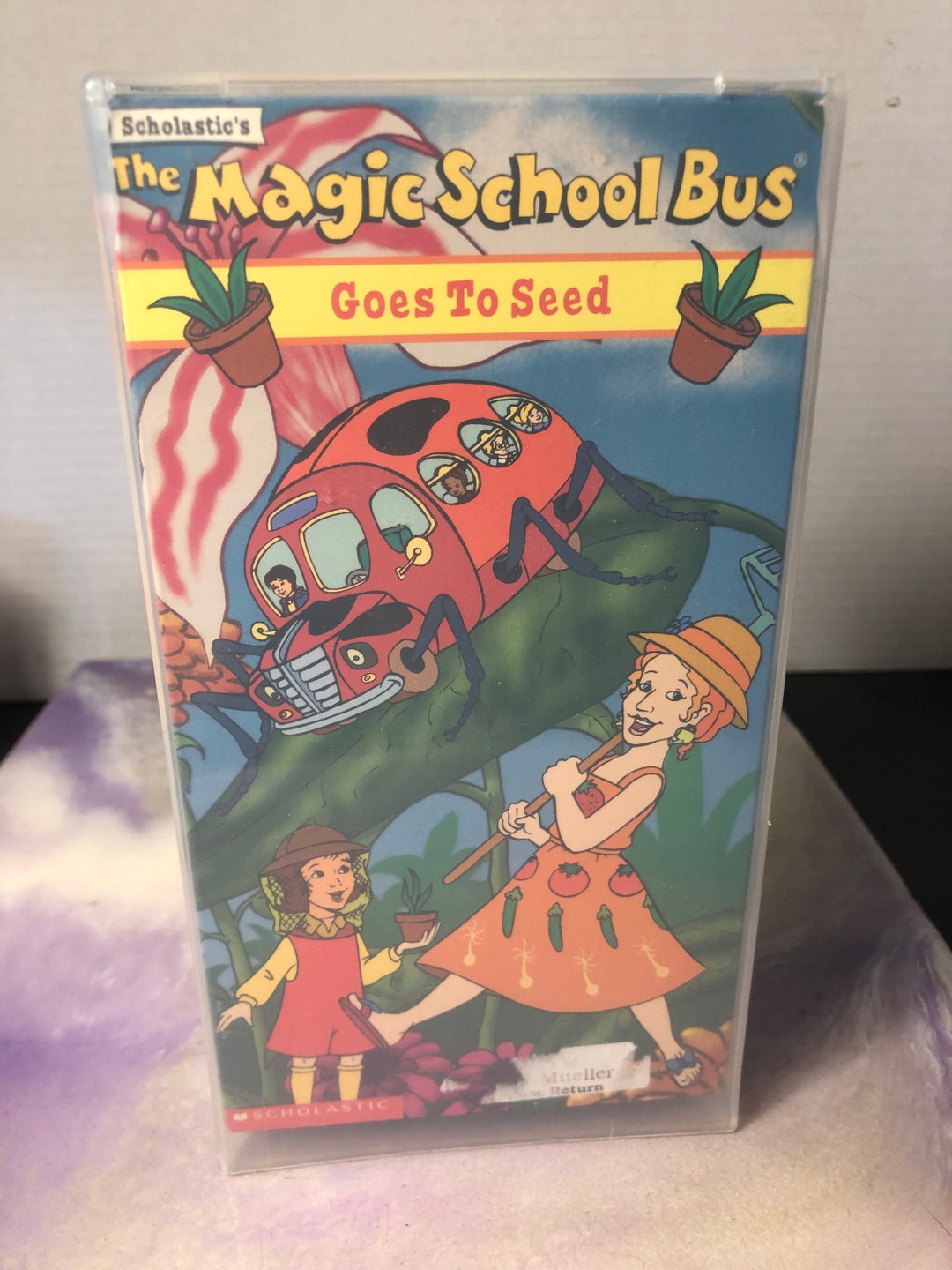 Vintage Magic School Bus Goes to Seed VHS Video Tape Plants PBS Kids Educational Cool Retro Item
