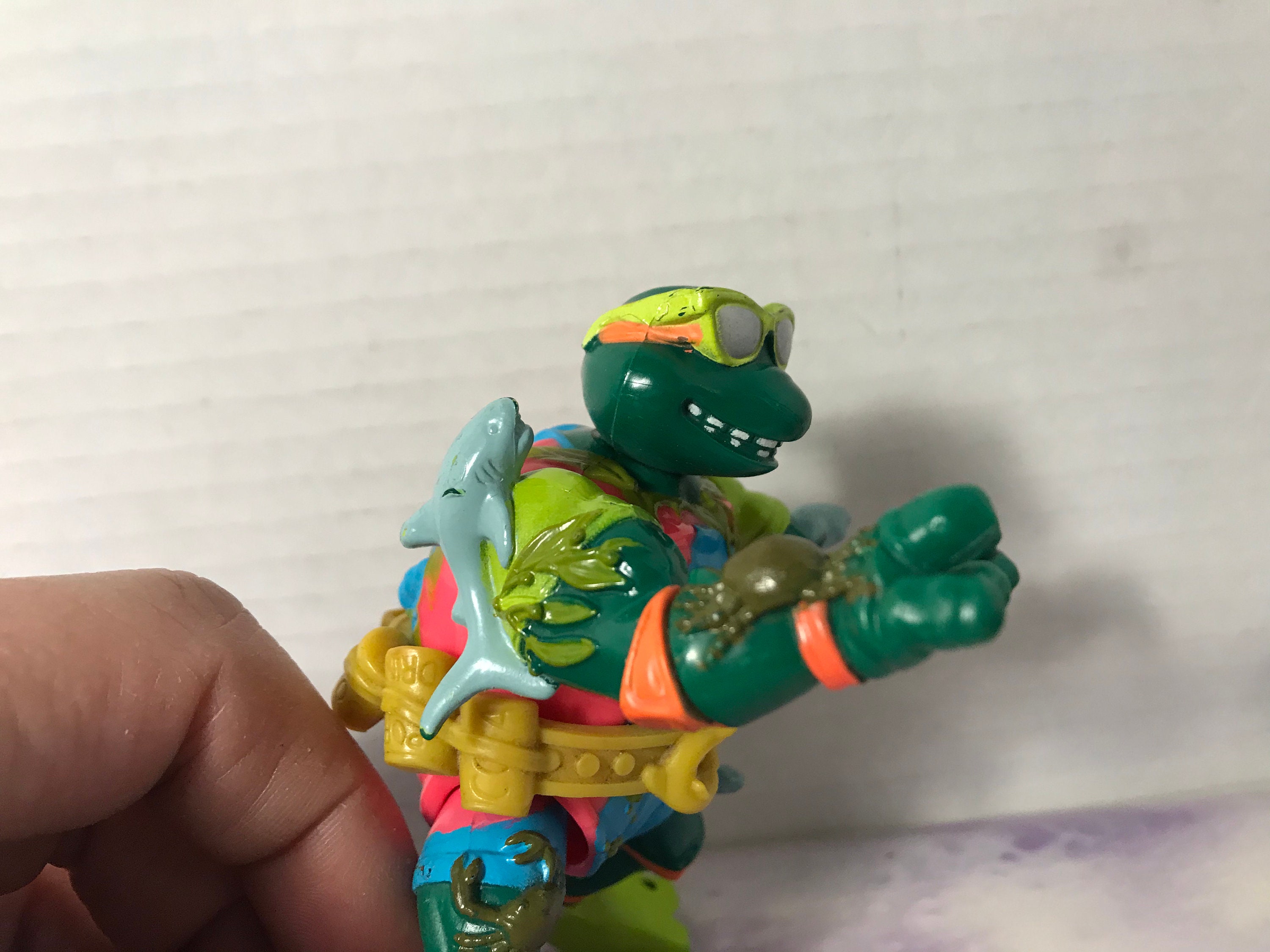 タートルズミケランジェロ  マイク・ザ・セワー・サーファー ヴィンテージ 1990 変装したタートルズ マイク・ザ・シーワー