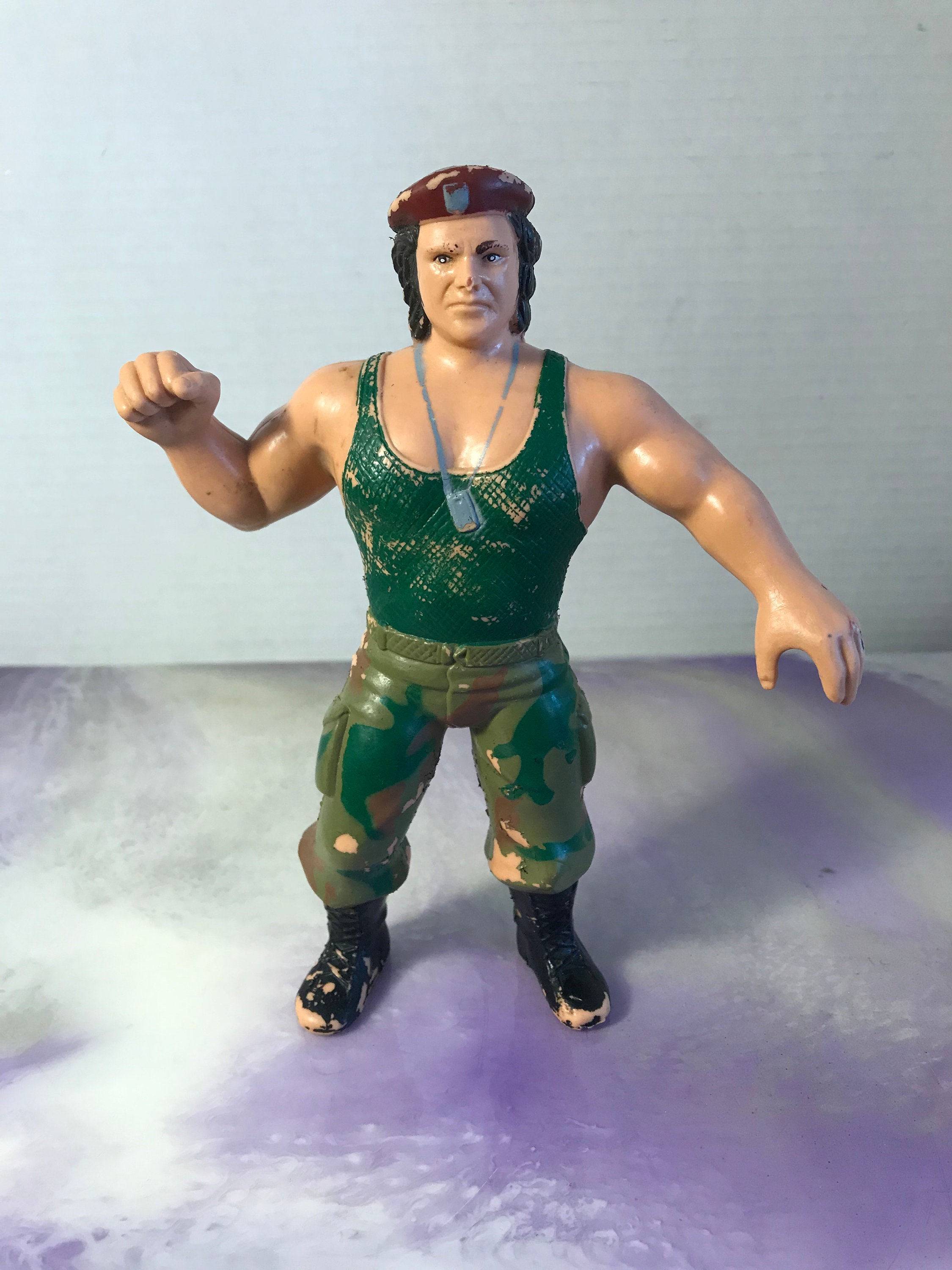 Vintage Corporal Kirchner WWF LJN Titan Sports 1980's Rubber