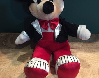 Rare Vintage Walt Disney on Ice 1991 Mickey Mouse Plush Stuffed Animal - New With Tags - Vintage Mickey Mouse Nostalgia