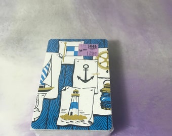 Vintage 90's Styled Anchor Playing Cards - Brand New Sealed - 90's Vintage Nostalgia