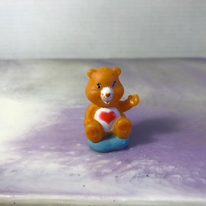 Care Bears Tenderheart Bear Miniature Figure Cake Topper! Used Played With Figure