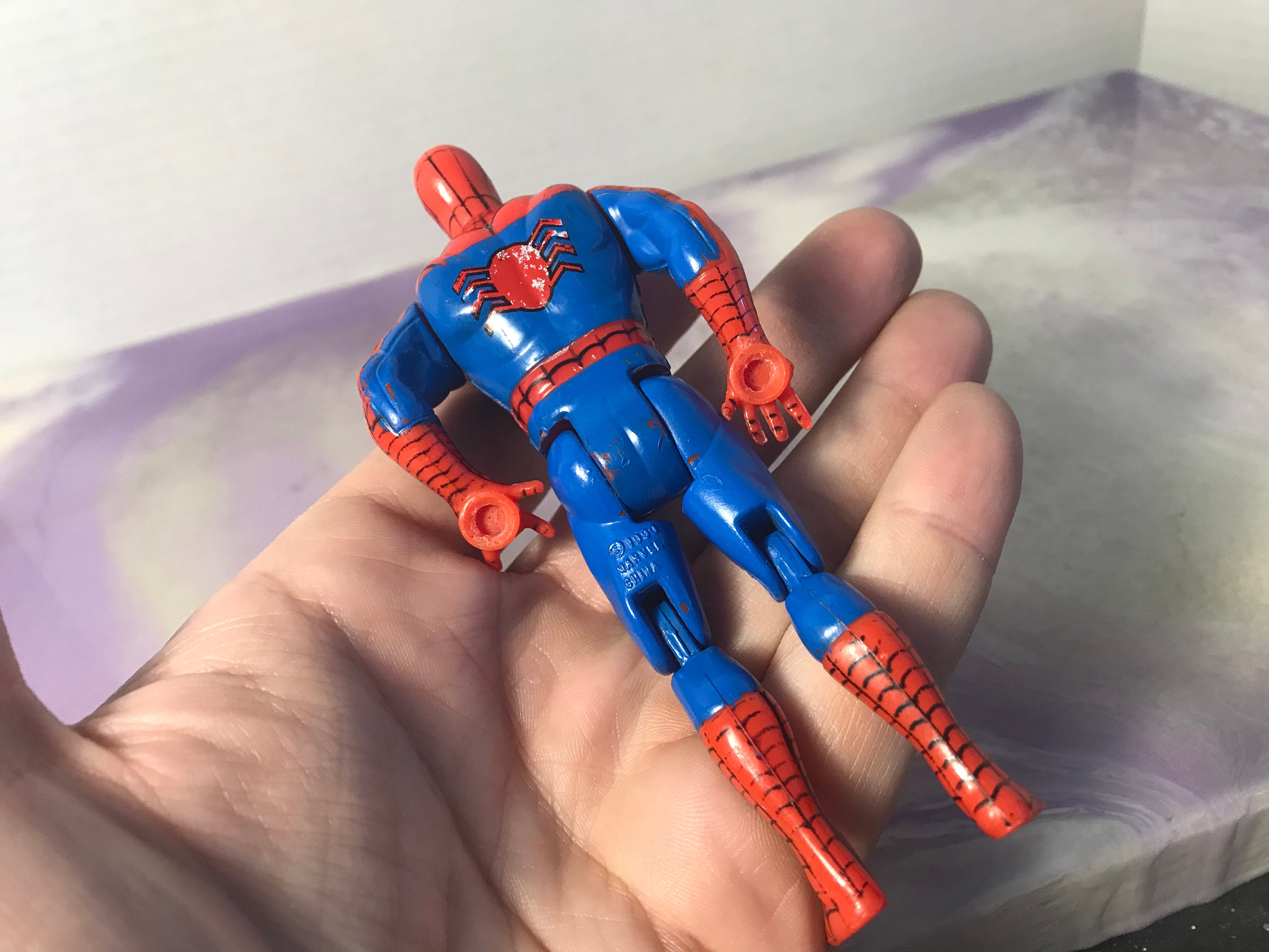 Vintage 1990's Amazing Spider-man Action Figure Marvel Super