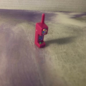 Vintage 90&#39;s Barbie Pink Cell Phone  - Barbie Playhouse Playfood Accessory - Vintage Barbie Nostalgia