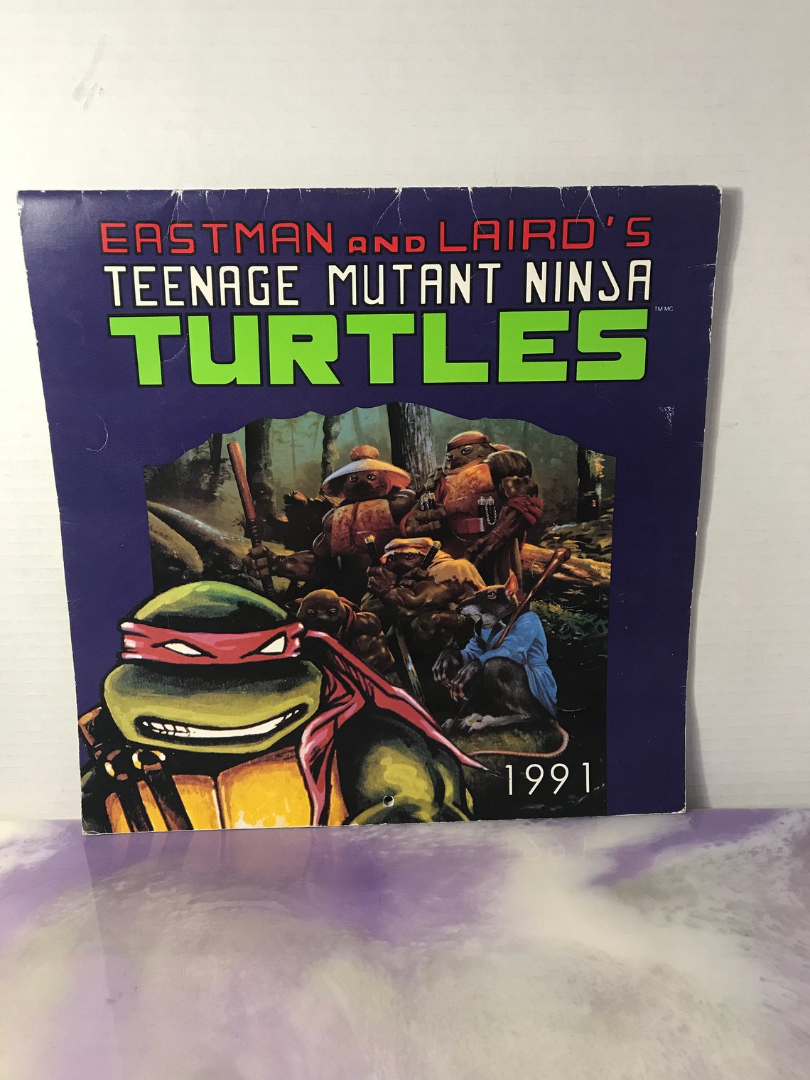 Vintage TMNT Eastman and Laird 1991 Calendar Teenage Mutant Etsy UK