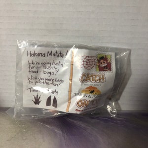 Vintage BRAND NEW Lion King Figure Timon! Disney Lion King Burger King Figure!