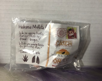 Vintage BRAND NEW Lion King Figure Timon! Disney Lion King Burger King Figure!