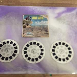 Vintage Sawyer&#39;s View-Master ViewMaster Reels - Grand Canyon South Rim 3 Reel Set  - Awesome Viewmaster Nostalgia