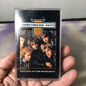 Honeymoon Suite - Racing After Midnight -  Cassette Tape Vintage Rock Album / Cassette Tape 80&#39;s Rock and Roll Music