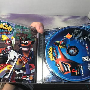 Crash Bandicoot WARPED PlayStation 1 PS1 System Complete Game Black Label image 3