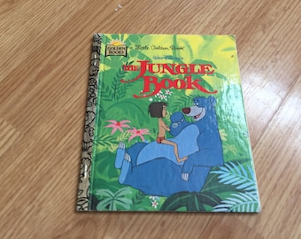 Disney's The Jungle Book Hardcover Little Golden Book Vintage Disney Nostalgia