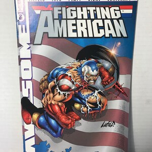 Vintage Awesome Comics - Fighting American #2- 1990&#39;s Series Rare Vintage Comic (1990&#39;s)