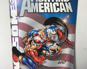 Vintage Awesome Comics - Fighting American #2- 1990's Series Rare Vintage Comic (1990's)