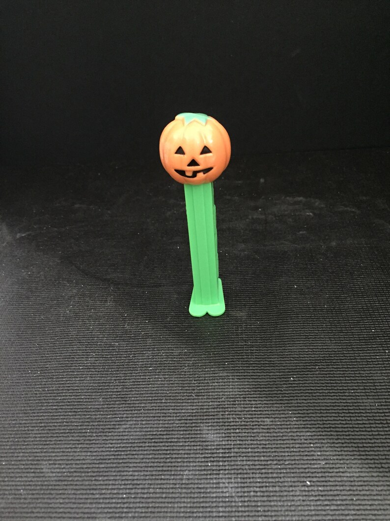 Vintage Pez Dispenser Pumpkin Pez Halloween Vintage Merchandise Rare Vintage Toy, Collectible Nostalgia image 1