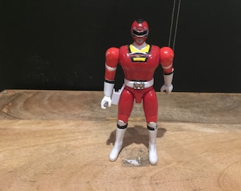 Figurka akcji Bandai Power Rangers In Space Series RED Ranger 4 1/2 cala z 1997 roku