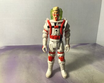 Figura de Egon Spengler Super Fright de los Cazafantasmas (1989) de Kenner. Nostalgia de los Cazafantasmas de los años 80.