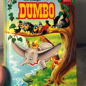 Vintage 1990&#39;s Wonderful World of Reading - DUMBO - Hardcover Children&#39;s Book - Grolier