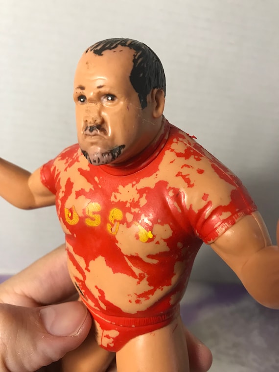 Nikolai Volkoff WWF LJN Titan Sports 1980 s Rubber Wrestler Action Figure Vintage Toy Figure ROUGH Shape