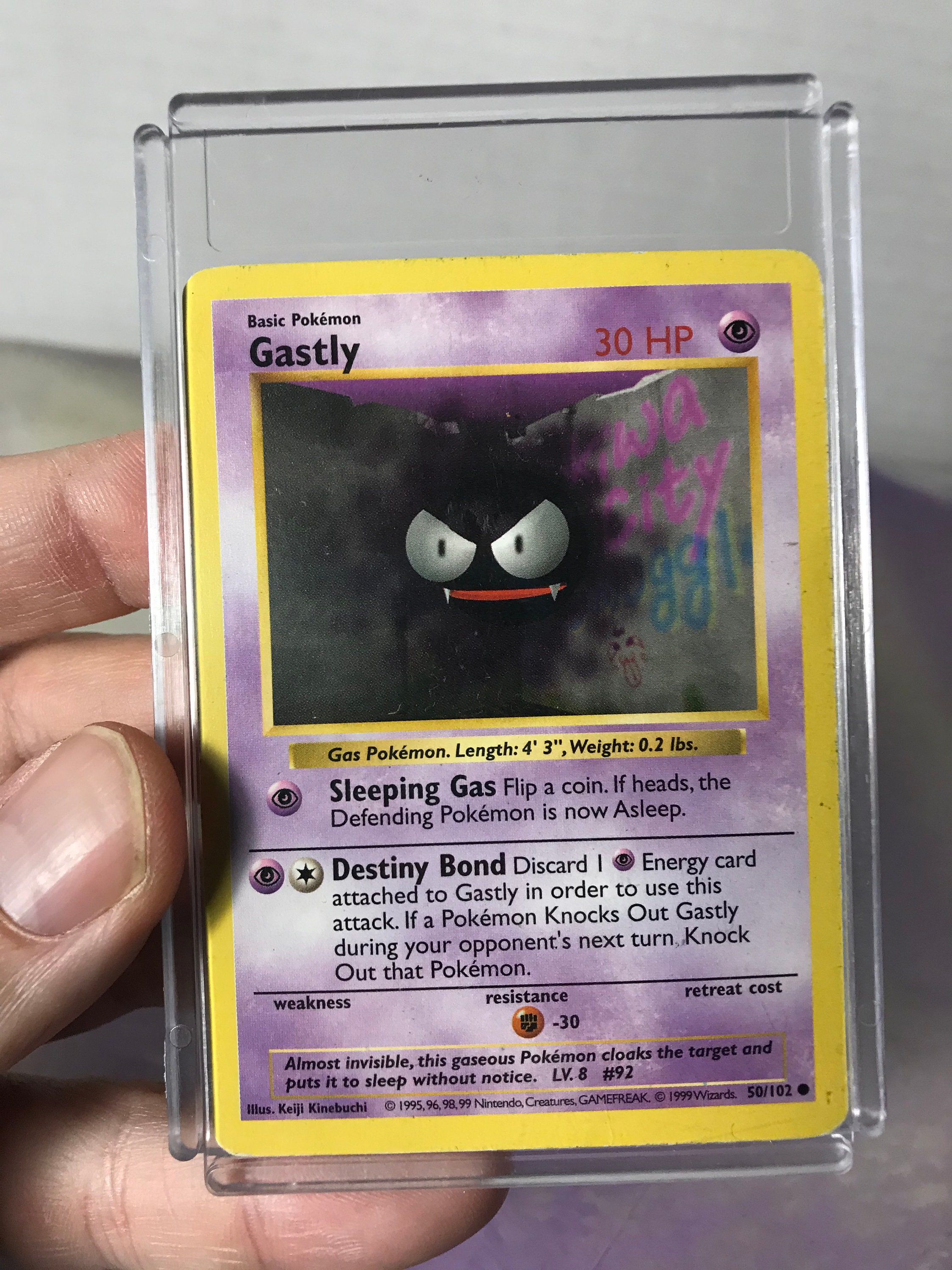 old gastly pokemon card Amazon.com: Pokemon - Gastly (47/108)