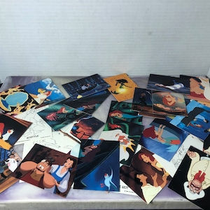 Vintage Disney The Little Mermaid Trading Cards 1990&#39;s Lot of 30 Cards - Rare 90&#39;s Nostalgia - Skybox Nostalgia