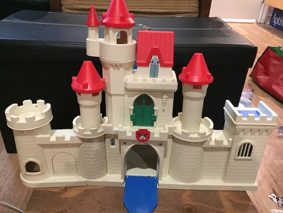 vintage toy castle