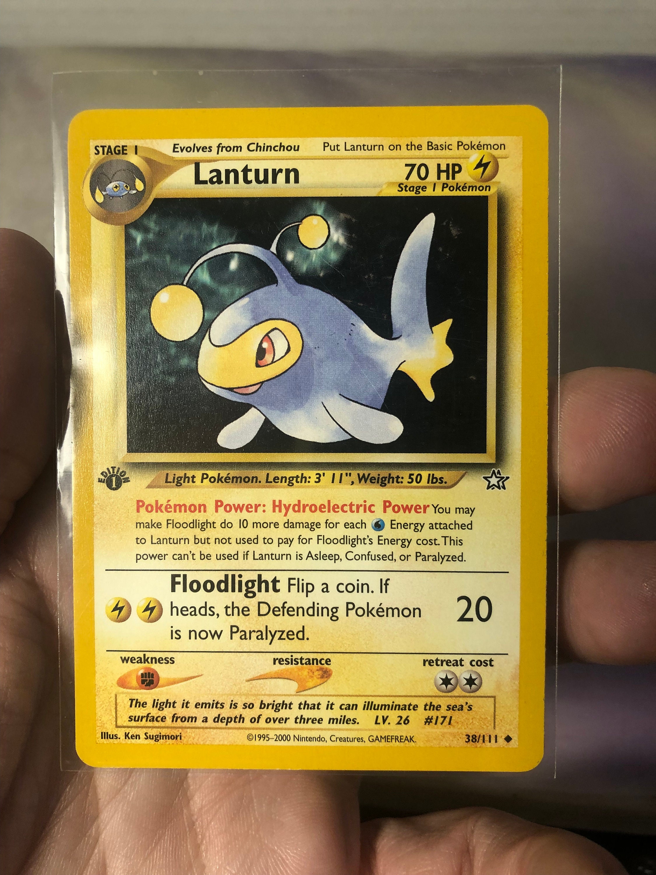 lanturn pokemon card Lanturn 59/146 Legends Awakened main image 1