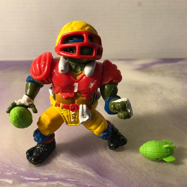 vintage 1991 Sports Turtles - TD Jetant Leonardo Teenage Mutant Ninja Turtles Action Figure Toy TMNT Rare Figure