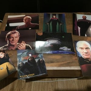 Sacco di Star Trek Post carte Vintage Memorabilia - Star Trek The Next Generation - il pezzo da collezione anni ' 90 di Nostalgia!