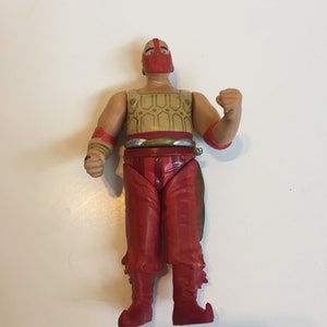 Vintage 90&#39;s WWE Loose 199 The SULTAN Action Wrestling Figure Jakks Titan Tron Live