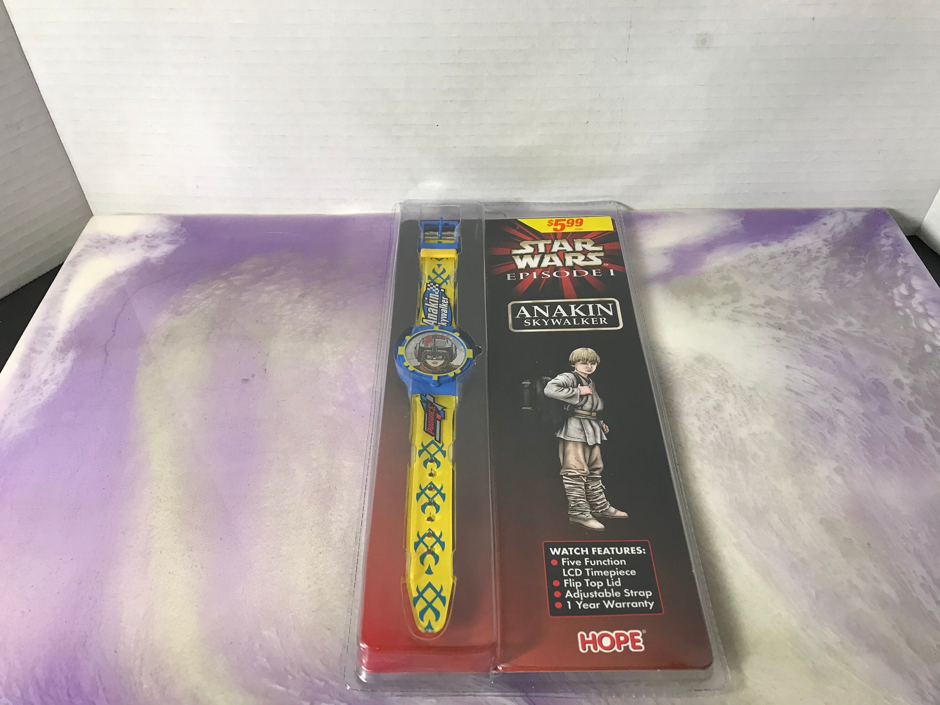 Vintage 1998 Episode 1 Star Wars Vintage Anakin Skywalker Watch 