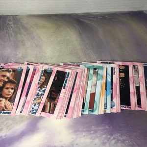 Lote de tarjetas coleccionables vintage de los años 90 con temática de telenovelas - Nostalgia de tarjetas aleatorias
