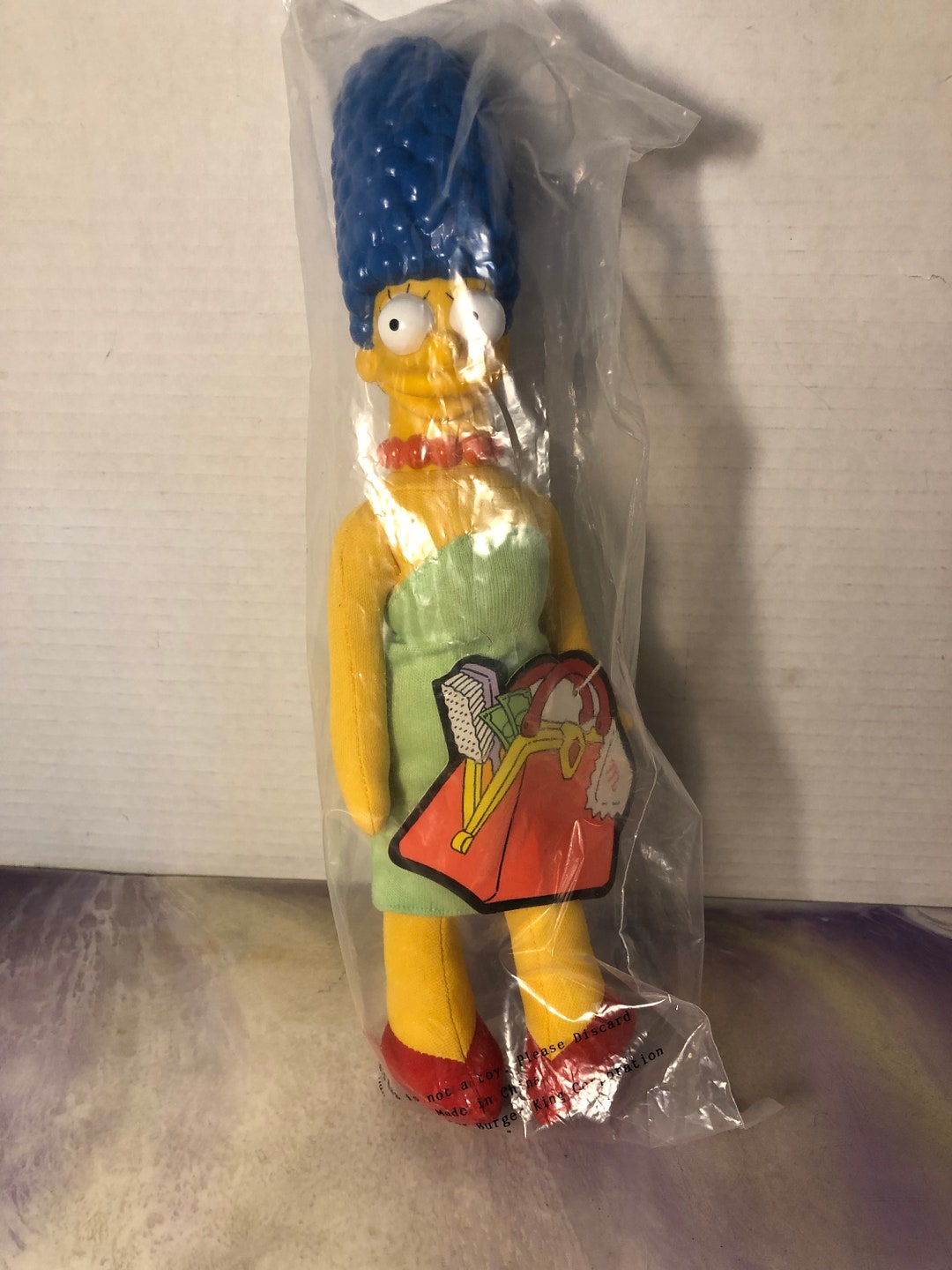 Simpsons Rarest Simpsons Toy Vintage 1990 Marge Simpson Collectible Doll From Burger King Rare 90's ...