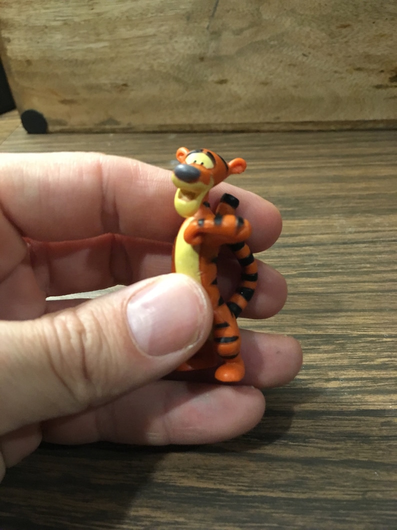 1990/'s Vintage Winnie the Pooh Toy Lot 10 TIGGER PVC Cake Topper Figure Vintage Winnie the Pooh