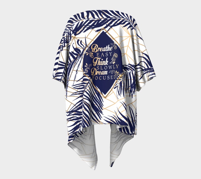Umphrey S Mcgee Kimono Breathe Easy Think Slowly Etsy