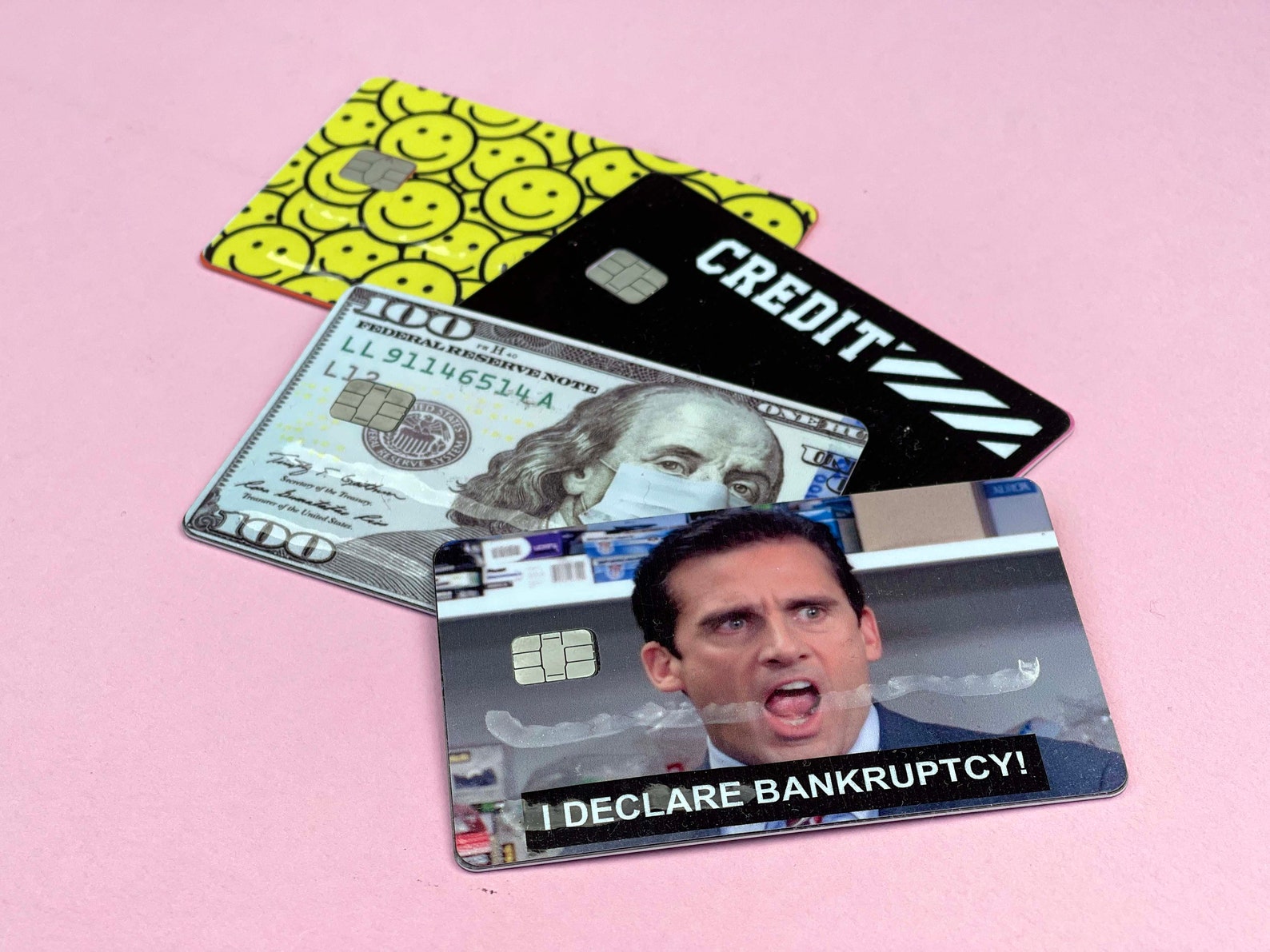 Funny Meme Credit Card Wrap Bank Card Skin Credit Card Etsy