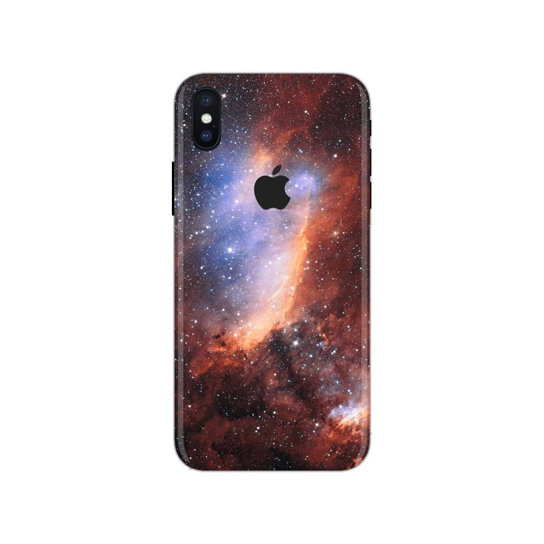Blue Galaxy iPhone Skin space iPhone decal stars iPhone sticker iPhone 5 decal iPhone 6 iPhone x case SE 5s 6s 7s 7 plus 8 plus 10 PS-590