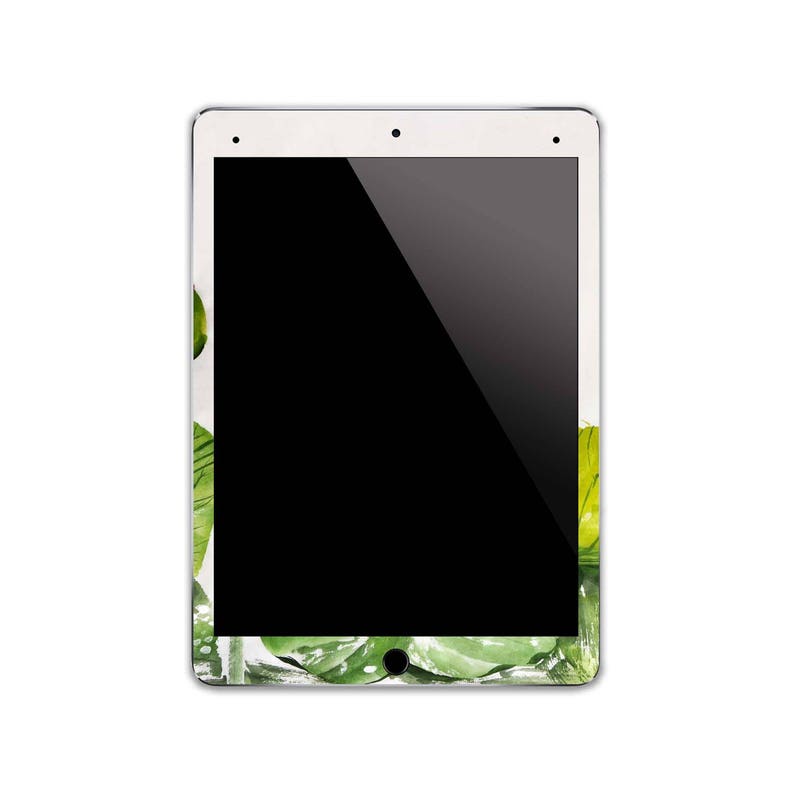 Flowers iPad Skin painting iPad decal art iPad sticker Water lily iPad pro decal iPad air skin iPad mini case 9.7 10.5 12.7 inch IPA189