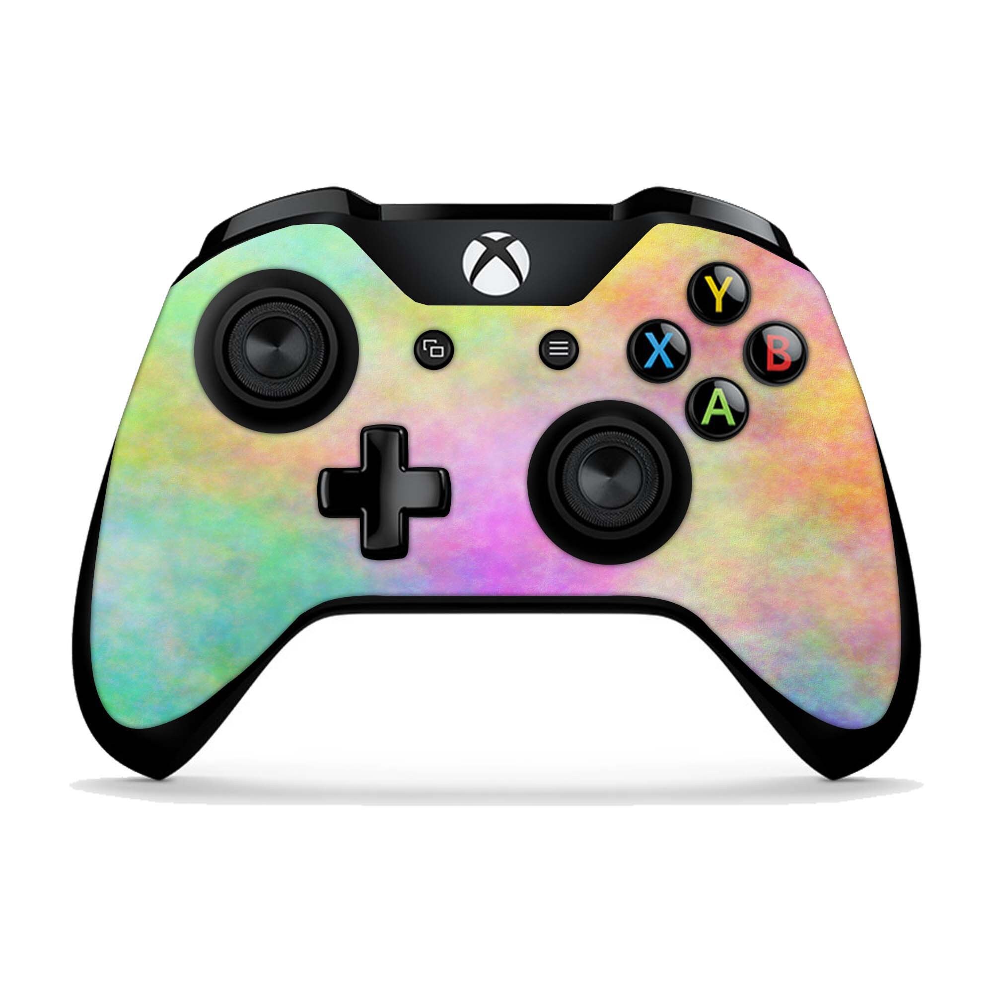 Rainbow Watercolor paint Xbox One X skins Xbox One S abstract Etsy