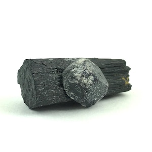 Black Tourmaline (Foitite) with Fluorite, Erongo Mountains, Karibib Constituency, Erongo Region, Namibia