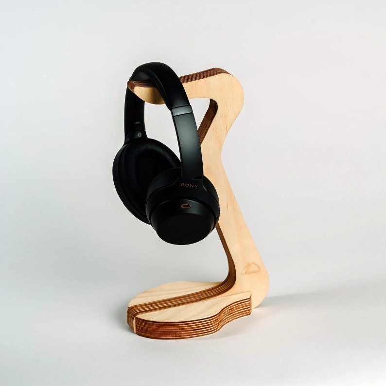 Bundle Deal || Premium Wooden Laptop Stand + Headphone Stand + Phone holder | Equal Peaks | Sustainable | Working From Home Gift | Eco Gift image 3