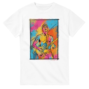 Vibrant Ren Illustration T-shirt - For Fans and Renegades