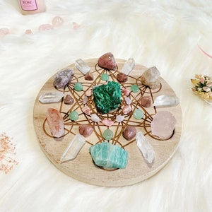 15cm Broken Heart Healing Complete Set of Crystal Grid