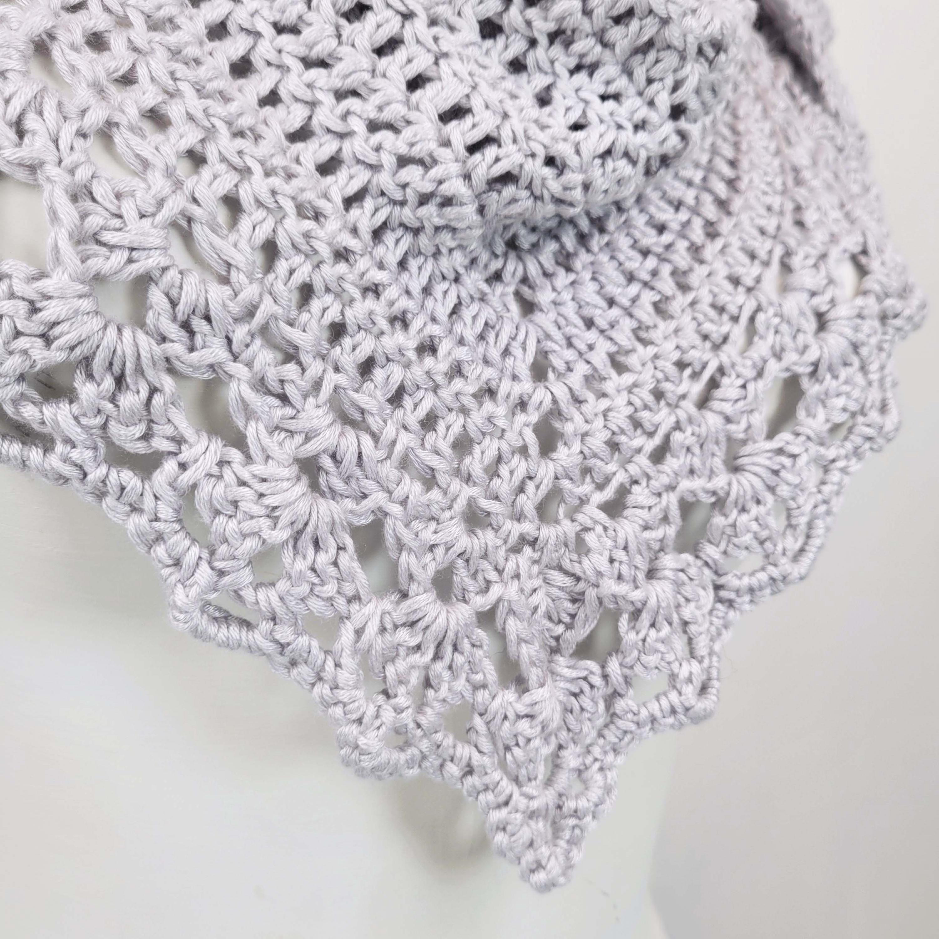Silver Lining Shawl PDF PATTERN Quick and Easy Beginner Crochet Instant ...