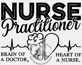 Nurse Practitioner Svg Etsy