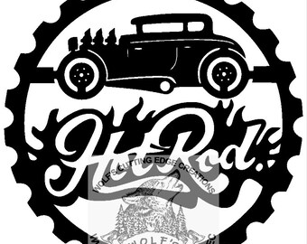 Hot Rod Svg Etsy