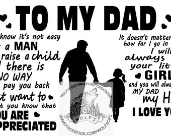Download To My Dad Etsy