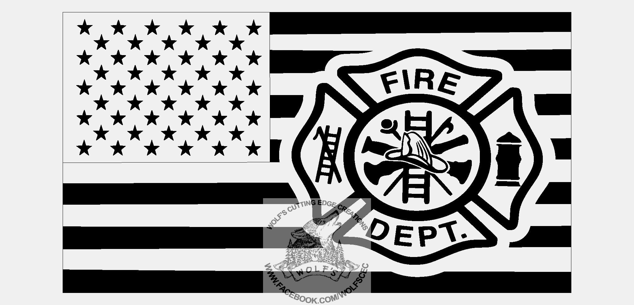 Firefighters Maltese Cross Svg Dxf Vector Cnc Laser Cricut | Etsy