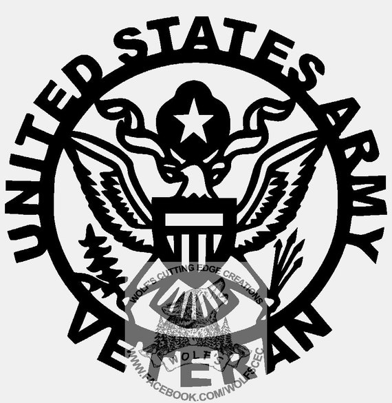 Download Us Army Veteran Logo Design Svg Dxf Vector Cnc Laser Cricut Etsy
